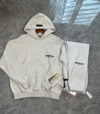 Essentials Fear of God Gray 2-Piece Tracksuit Set Hoodie & Pants Men’s XS-L picture