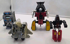 Vintage 1980s Transforming Robots Lot of 4 GoBots Bandai LJN Convertors picture