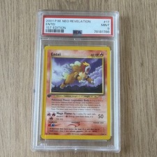 Pokemon TCG Entei Neo Revelation 2001 1st Edition 17/64 English PSA 9 picture