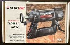 VINTAGE RotoZip Spiracut SCS 01 Heavy Duty Spiral Saw 1/8 &  1/4 Org. Box&Manual picture