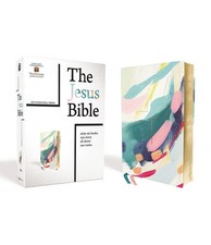 The Jesus Bible NIV Edition Leathersoft Multi-Color/Teal Comfort Print - picture