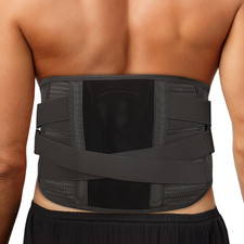Back Brace for Women Men Lower Back Pain Adjustable Lumbar Waist Support Belt picture