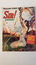 'SIR  ANNUAL' MEN'S MAGAZINE SPRING 1959 BORDELLO BOSS LONELY LESBOS ISLE WOMEN picture