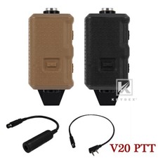 KRYDEX FCS V20 PTT Adaptor for Comtac III RAC Radio Connector Tactical Headset picture