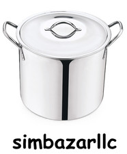 Mainstays 8-Qt Stainless Steel Stock Pot with Lid, Durable, Stay-Cool Handles picture