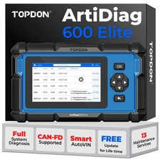 TOPDON AD600Elite OBD2 Scanner Lifetime Free Updates Full System Diagnostic Tool picture