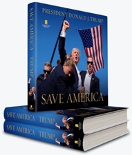 Donald J. Trump Save America Hardcover Book 2024 MAGA Make America Great Again . picture