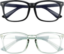 Blue Light Blocking Glasses, 2 Pack Blue Light Glasses Men, Blue Light Glasses W picture