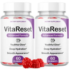 (2 Pack) VitaReset Skin Health Gummys Vita Reset Vitamin Supplement 120 Gummies picture