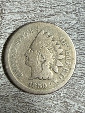 1859 Indian Head Cent Penny. Laurel Wreath reverse. 1st Year Minted picture