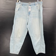 NEW Torrid Festi high rise classic barrel jean light wash boho festival funky 16 picture