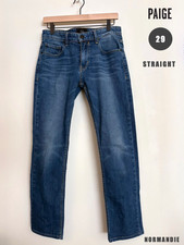 Paige Jeans Mens Size 29 Blue Normandie Straight Denim USA made picture
