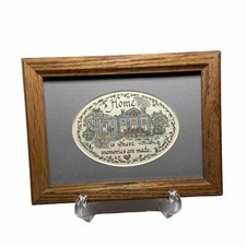  Calligraphy Home is where memories are matted framed Wall Art  picture