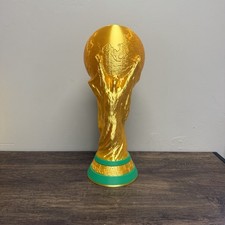 FIFA World Cup Trophy 2026 Replica 14.5” FULL SIZE Silk Gold Championship Trophy picture