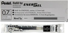 Pentel Refill Ink for EnerGel Liquid Gel Pen, 0.7mm, Black Ink, Box of 12 picture
