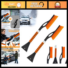 2 Pack Car Snow Brush & Ice Scrapers for Windshield, Truck Snow Remover Tools picture