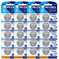 20Pcs Super Fresh 3V CR2450 ECR2450 5029LC Button Cell Lithium Watch Batteries picture