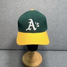 Vintage Oakland A's  Athletics, Green, Yellow, Snapback, Hat Cap picture