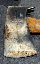 vintage true temper Tommy axe hatchet with leather sheath.   picture