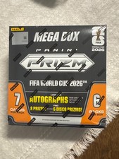 2026 Panini Prizm FIFA World Cup Soccer Sealed 6 Pack Mega Box 42 Cards Per Box picture