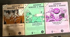TSR Games Advanced Dungeons & Dragons D1-D3 Modules 1978 MPN 9021 picture