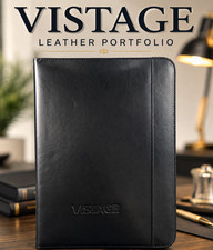 Luxury Black Executive Portfolio Resume Folder 13