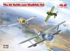 ICMDS7208  1:72 ICM 'The Air Battle Over Khalkhin-Gol' (I-16 Type 18, I-153 picture
