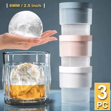 Slow-Melting Stackable Large Ice Cube Mold Maker For Whisky Cocktails Beverage picture