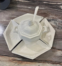 Vintage ceramic soup tureen set picture