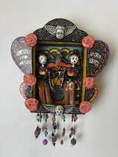 Michelle Cuevas-Talavera-Mexican Day of the Dead - Retablo -‘Novios’ picture