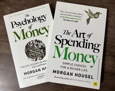 The Art of Spending Money & Psychology of Money by Morgan Housel, Paperback... picture