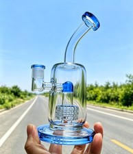 portable heady Matrix Recycler rig Base bubbler Water Smoking pipe bong 14mm big picture
