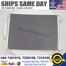 A/C Condenser 7261010 7229108 For Bobcat SkidSteer T590 T595 T630 T650 T740 T750 picture
