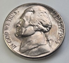 1954-S Jefferson Nickel 5c - 