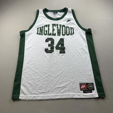 Vintage Inglewood High School Paul Pierce Jersey Mens XL White Nike Basketball picture