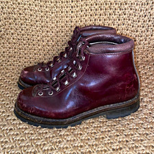 Vintage Calzaturificio The Alps by Fabiano Leather Hiking Boots Womens 6 Mens4.5 picture