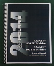 2014 Polaris Ranger 800 EFI Midsize Owner's Manual: 107 Pages & Clear Covers picture