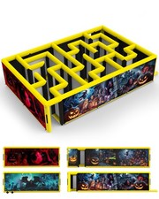 Inflatable Maze 26.5x18x6.5FT Haunted House Halloween Theme Maze with Air Blower picture