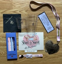 Sabrina Carpenter Short Sweet Tour 2025 official VIP Laminate Postcard Pens Cups picture