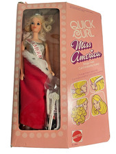 Vintage Barbie Quick Curl Miss America Doll w/ Steffie Face 8697 Mattel  1972 picture