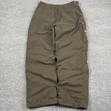 Vintage Aeropostale Pants Mens XL Green OG Lined Nylon Military Cargo Y2K 90s picture