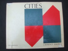 1960s CITIES Lawrence Halprin Hardcover HCDJ Landscape Architect Mid Century Mod picture