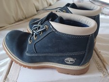 Timberland Women's Premium Boots Blue Size 8 picture