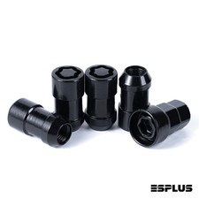 1 Set Black M14x1.5 Acorn Wheel Locks for 01-07 Chevrolet Silverado 1500 HD picture