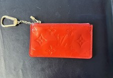Pristine Vintage 2004 Louis Vuitton Monogram Vernis Key Pouch / Cles - Rouge picture