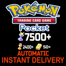 [INSTANT] Pokemon TCG Pocket 7500++ Pack Hourglass + 50 Pokegold + 3000 Tickets picture