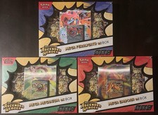 Pokémon TCG Ascended Heroes Mega ex Box Lot Set of 3 Meganium Emboar Feraligatr picture