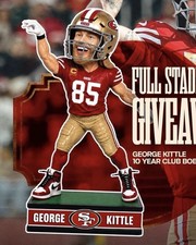 🟥🟨 George Kittle 10 Year Club Bobblehead SF 49ers SGA 9/27/26 PRESALE 🟥🟨 picture