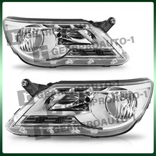 For 2009-2011 Volkswagen Tiguan SUV Left Right Side Halogen Headlights Headlamps picture