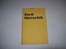 Vintage 1974 FORD MAVERICK Owner's Manual, FIRST EDITION, FIRST PRINTING picture